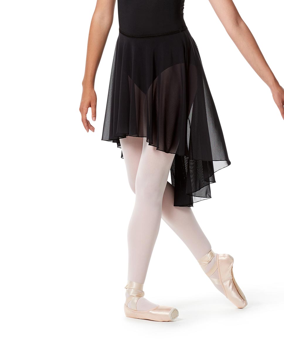 High Low Dance Skirt Lucrezia  BLK