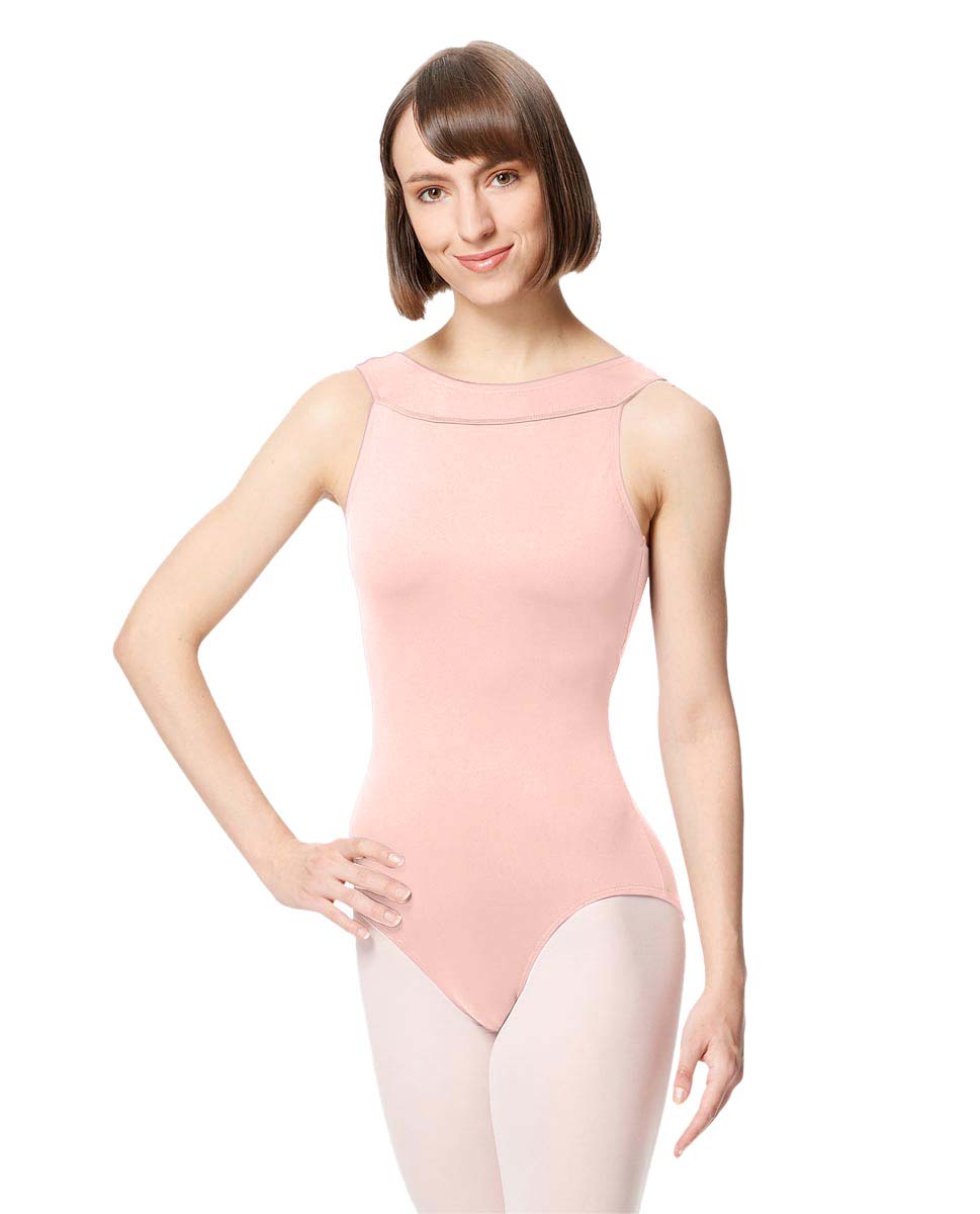 Adult Microfiber Cross Strap Tank Leotard Abel LPNK