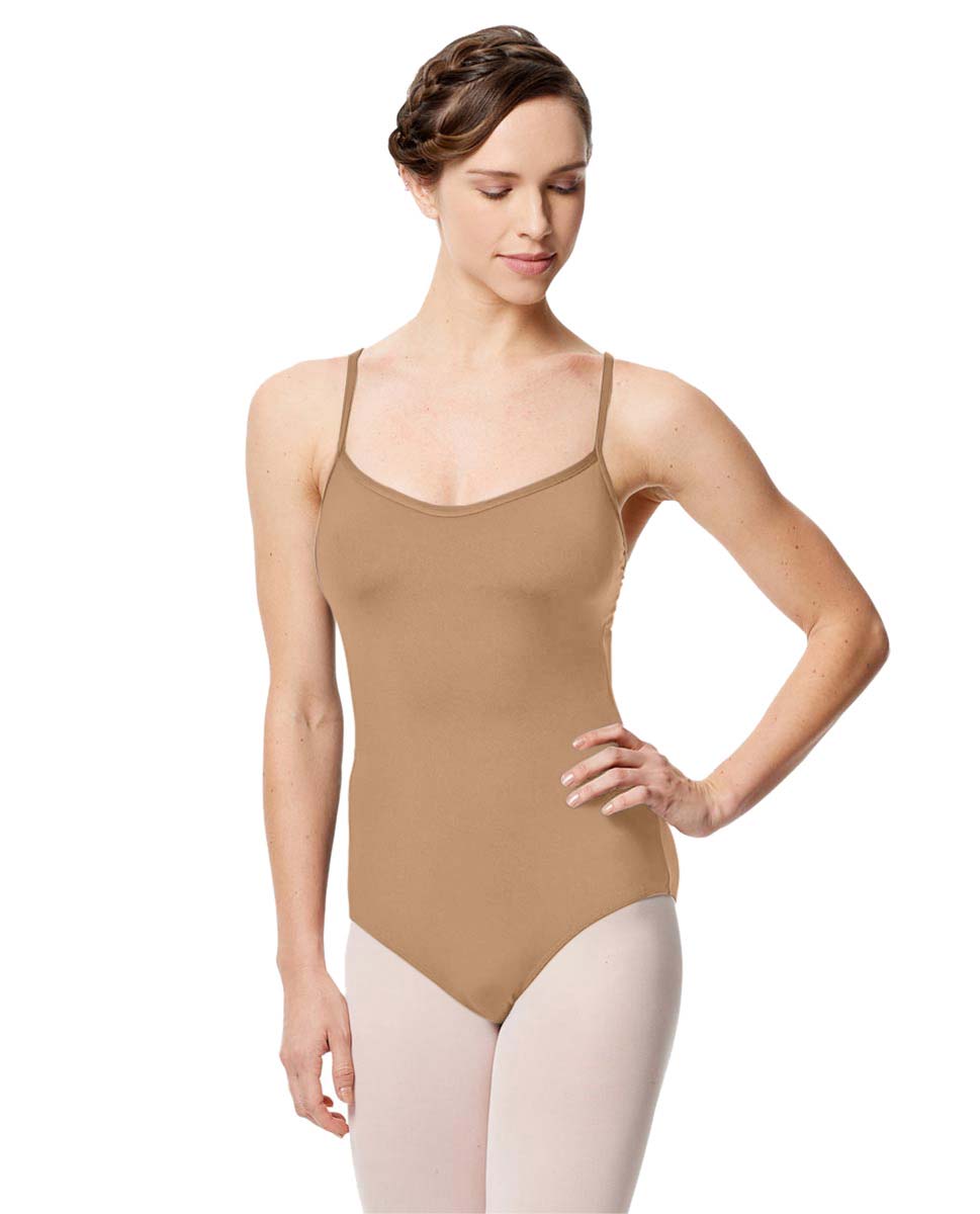 Adult Microfiber Extra Breast Support Camisole Leotard Addie NUD