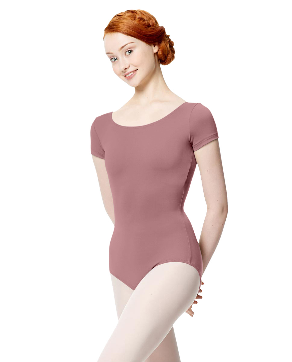 Adult Microfiber Short Sleeve Leotard Abigail DROS