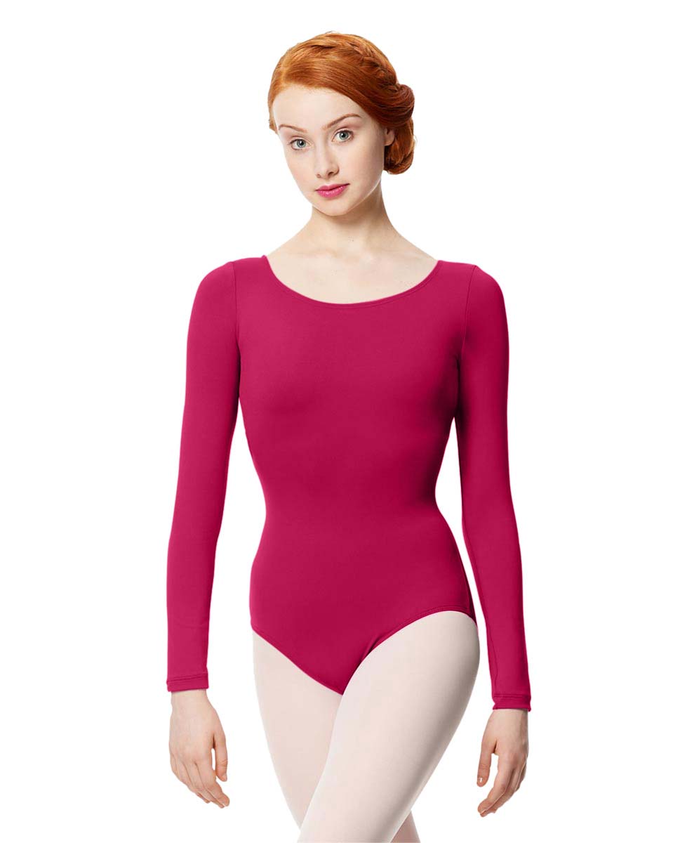 Adult Microfiber Long Sleeve Leotard Inez FUC