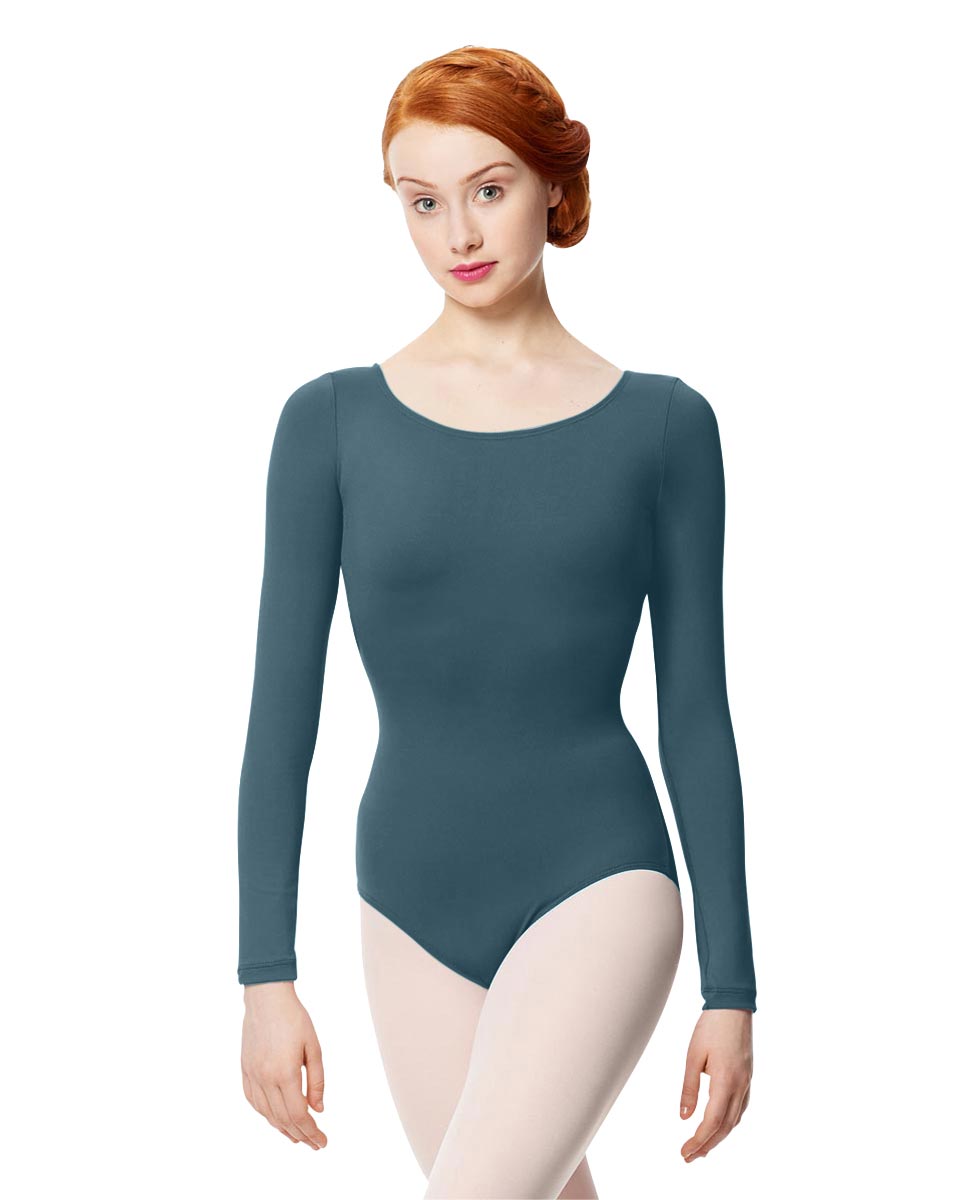 Adult Microfiber Long Sleeve Leotard Inez JEANS