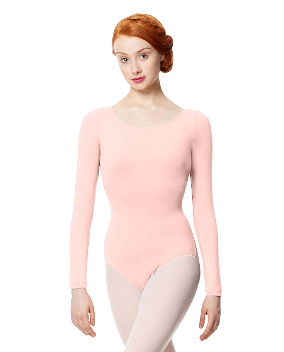 Adult Microfiber Long Sleeve Leotard Inez LPNK