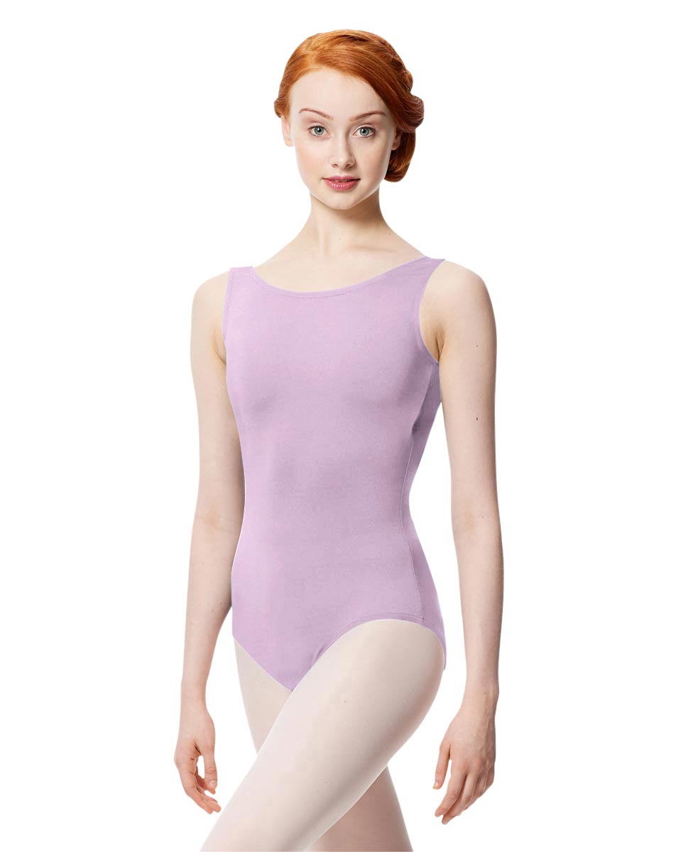 Adult Microfiber Round Neckline Tank Leotard Yolanda LIL