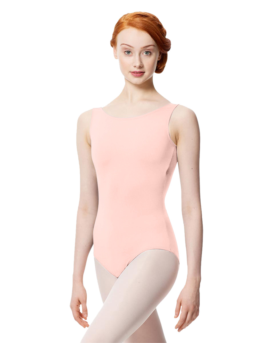 Adult Microfiber Round Neckline Tank Leotard Yolanda LPNK