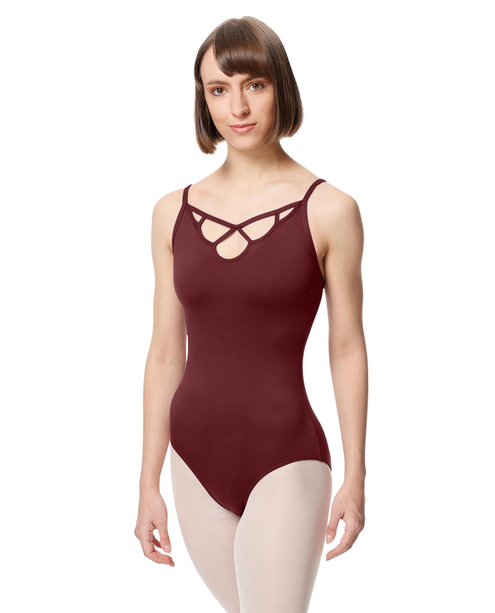 Adult Microfiber Straight Back Camisole Leotard Eleanora BUR