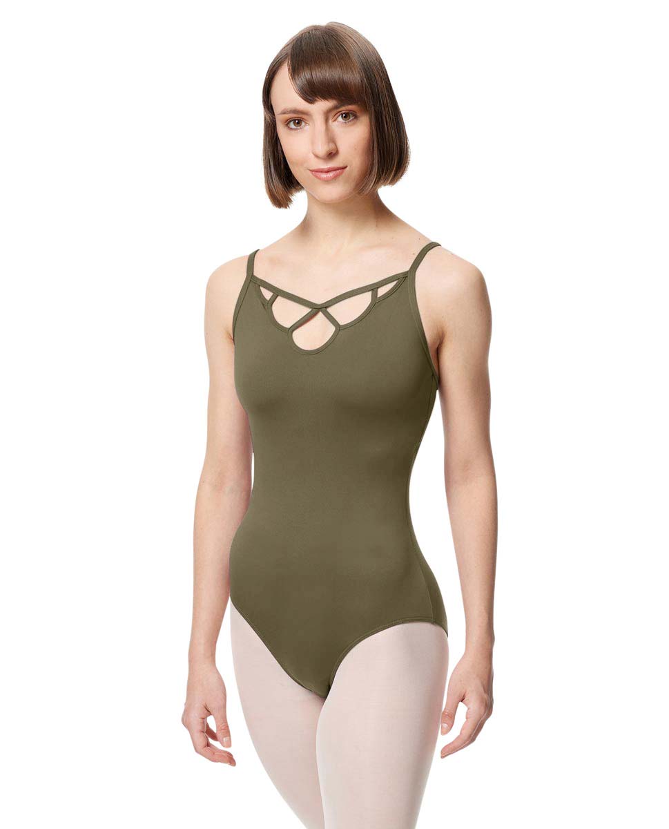 Adult Microfiber Straight Back Camisole Leotard Eleanora KHA