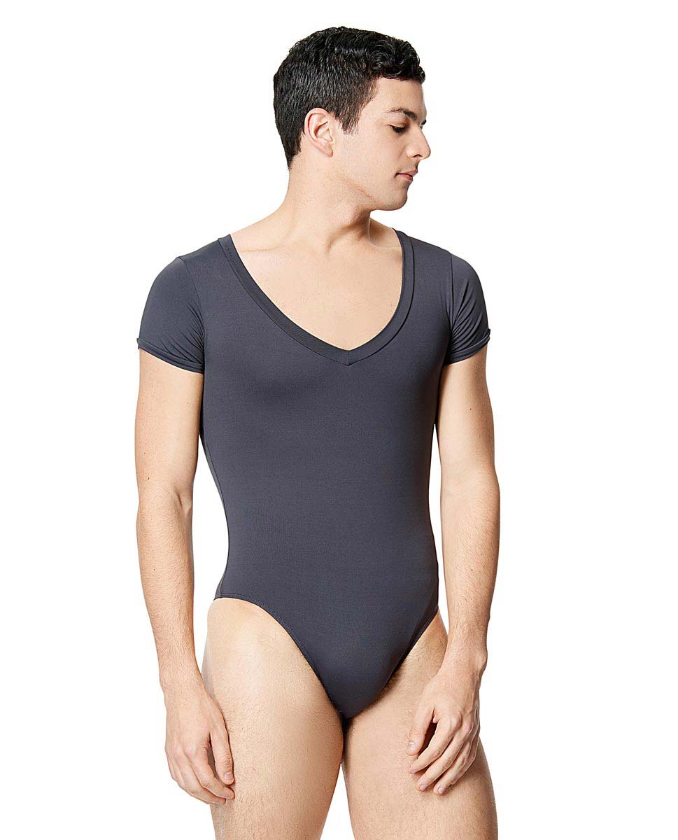 Mens Microfiber Short Sleeve Leotard Ethan DGRE