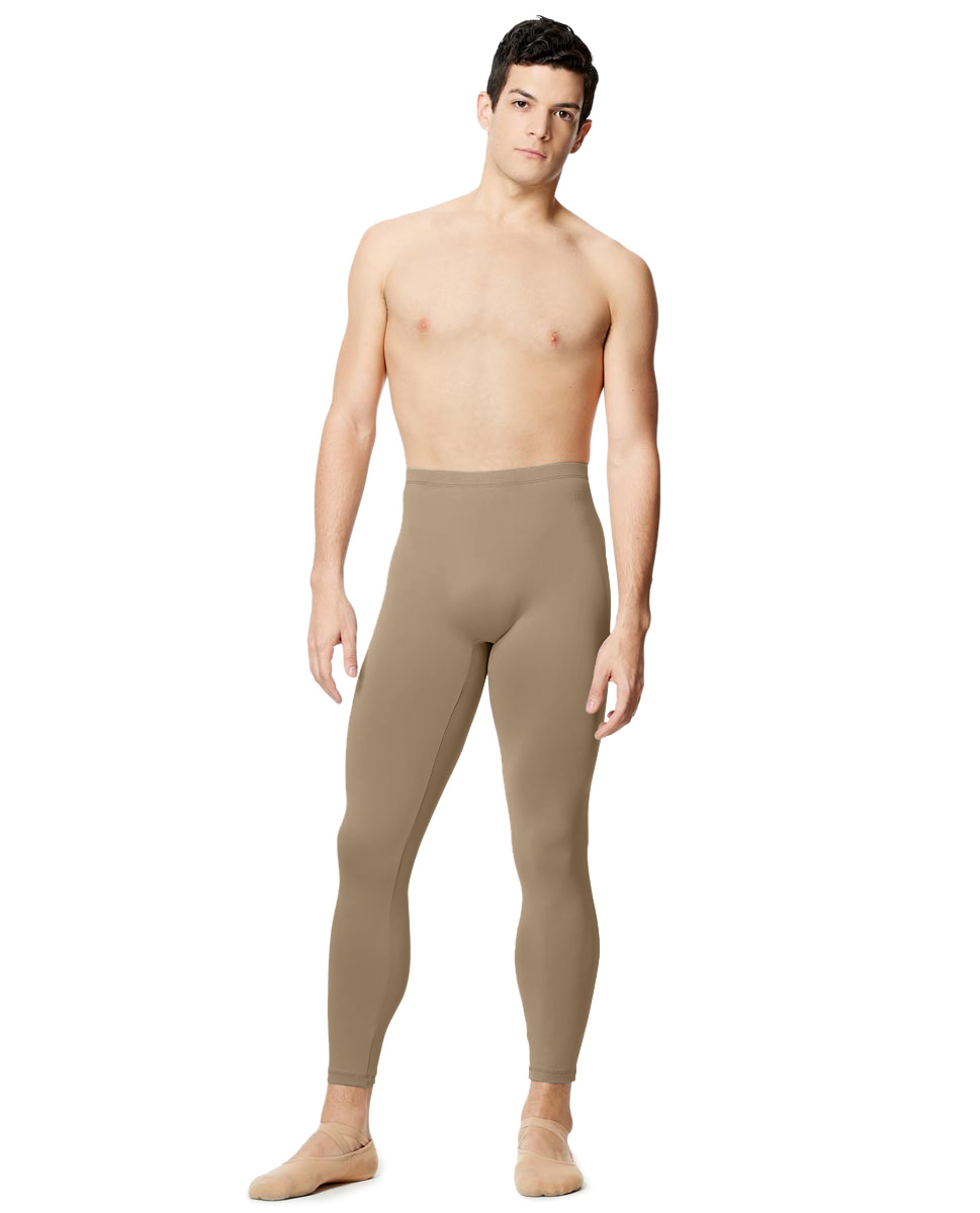 Mens Tactel Dance Leggings Emanual NUD