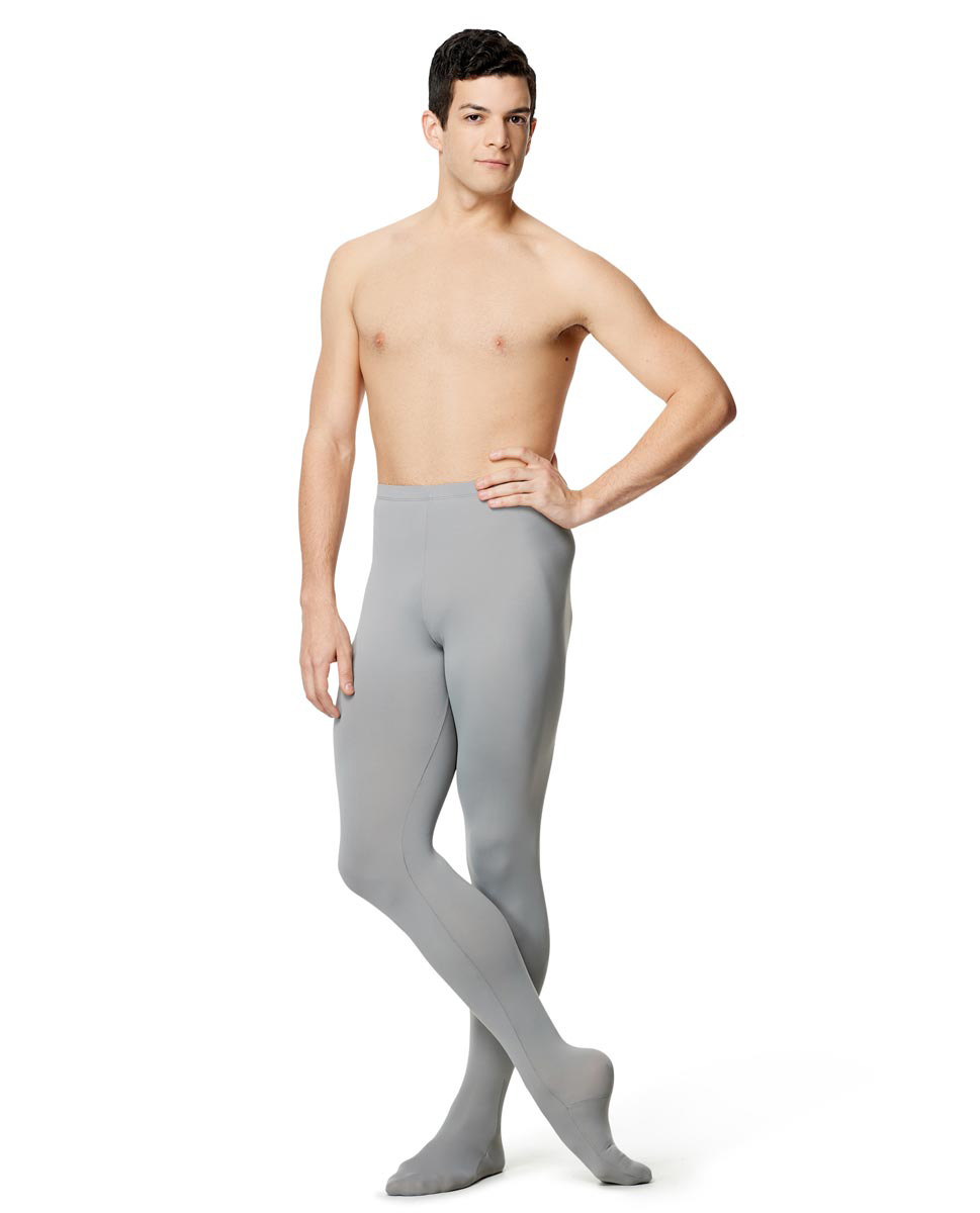 Mens Microfiber Footed Leggings Raphael GRE