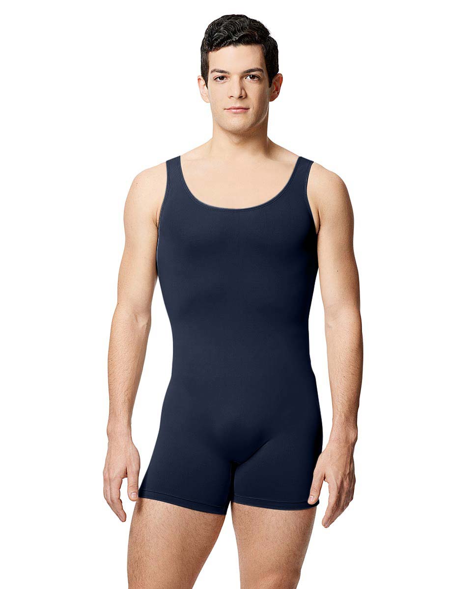 Mens Microfiber Tank Short Unitard Balzac NAY