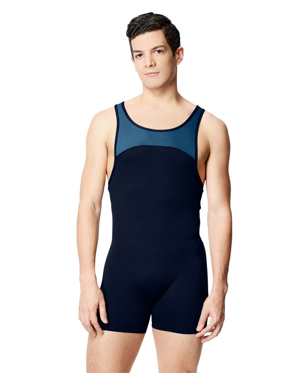 Mens Microfiber Duotone Short Unitard Gabriel NAY