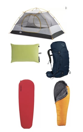 Backpacking Set - Base Package For 1