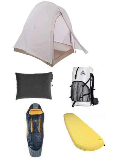 Backpacking Set - Ultralight Set For 1