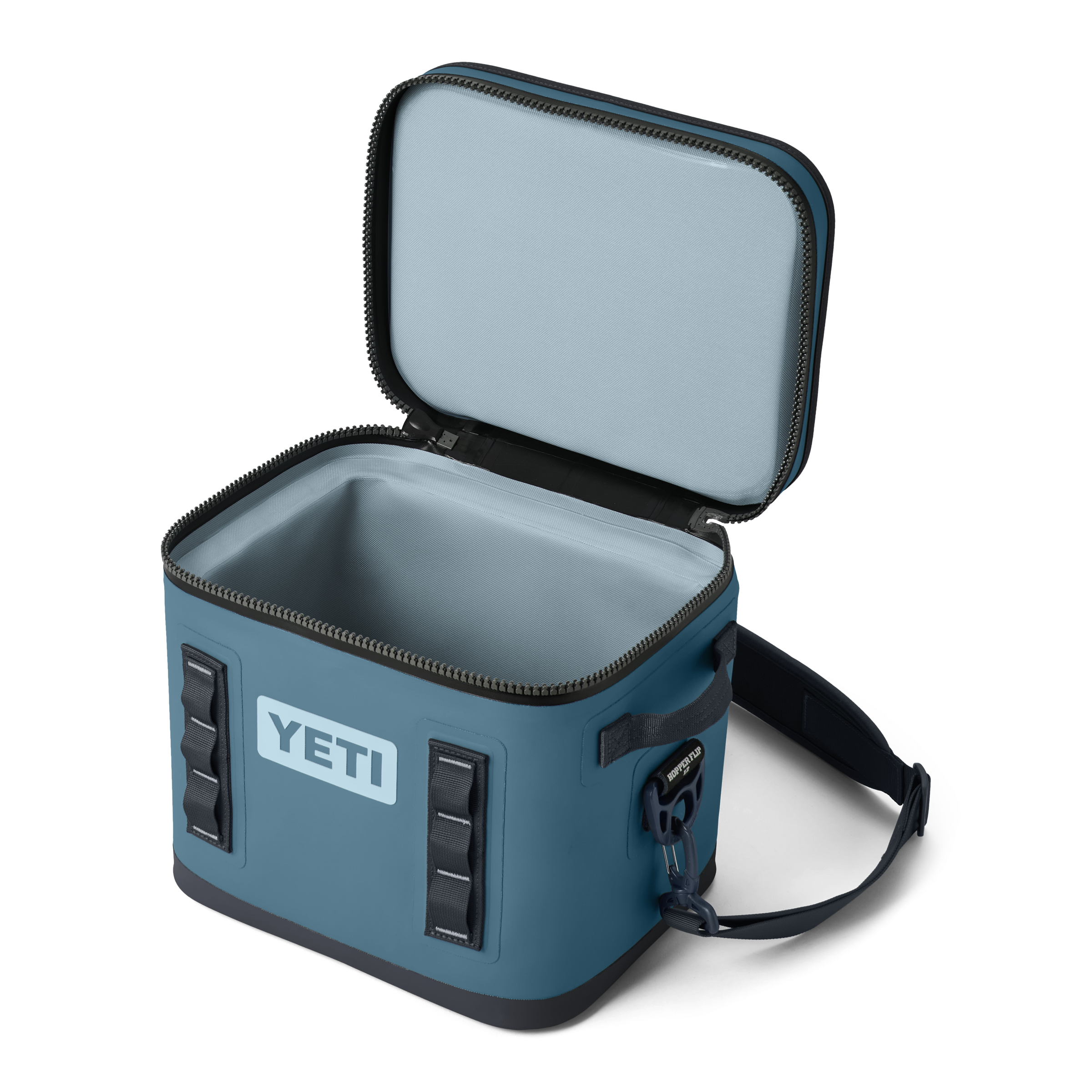 YETI Hopper Flip 12 Portable Cooler, Fog Gray/Tahoe Blue