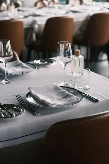 A photo of a table setting