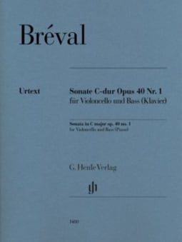 Breval: Cello Sonata in C minor, Op. 40 No. 1 (Cello/DB)