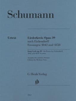 Schumann: Song Cycle (on Poems by Eichendorff), Op 39 (Medium)