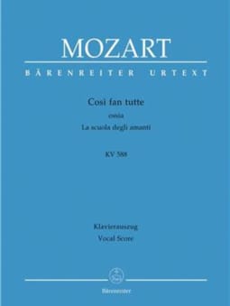 Mozart: Cosi Fan Tutti, KV 588 (Vocal)