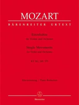 Mozart: Single Movements of Violin C. KV 261,269,373