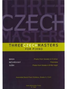 3 Czech Masters for Piano