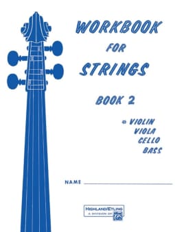 Workbook for Strings - Book 2 (Violin)