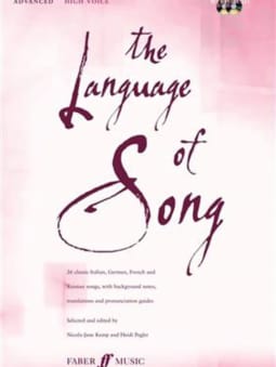 The Language of Song c\w CD - Advanced (High)