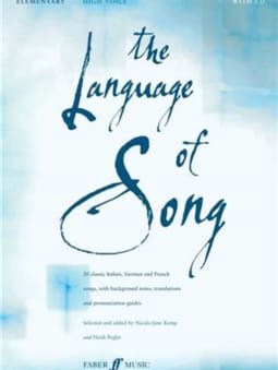 The Language of Song c\w CD - Elementray (High)
