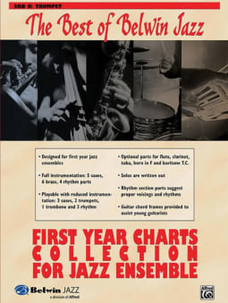 1st Year Charts for Jazz Ensemble: 3rd Bb Trumpet