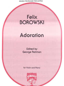 Borowski: Adoration (Violin & Piano)