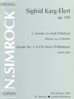 Karg-Elert: Sonate No.3 in C# minor Op.105 (Pathetique)