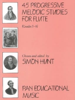 45 Progressive Melodic Studies for Flute