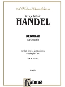 Handel: Deborah - Soli,Chorus & Orch with English text