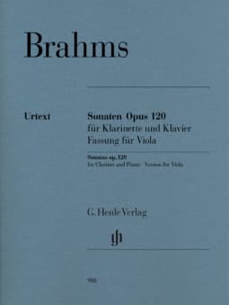 Brahms: Clarinet Sonata, Op. 120 (version for Viola)