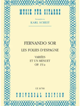 Sor: Les Folies D'espagne, variees et un Menuet,Op 15/a