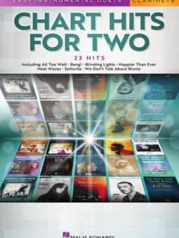 Chart Hits for Two (2 Clarinets)