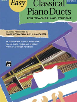 Easy Classical Piano Duets - Book 3