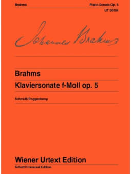 Brahms: Piano Sonata in F minor, Op. 5