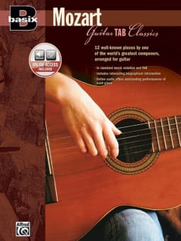 Basix Mozart c\w CD (Guitar TAB)