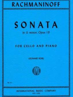 Rachmaninov: Sonata in G minor, Op.19 (Cello/Piano)