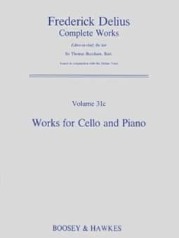 Delius: Works for Cello & Piano - Vol. 31c