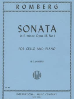 Romberg: Sonata in Em, Op.38,No.1 (Cello/Piano)