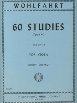 Wohlfahrt: 60 Studies Op.45 (Viola) - Book 2 (Nos 31-60)