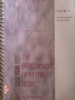 The Development of Western Music 2: An Anth.(3e)