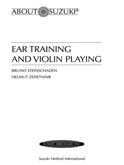 Suzuki: Ear Training and Violin Playing