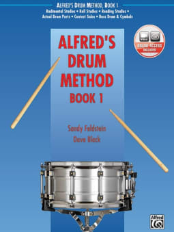 Alfred's Drum Method c\w DVD - Book 1