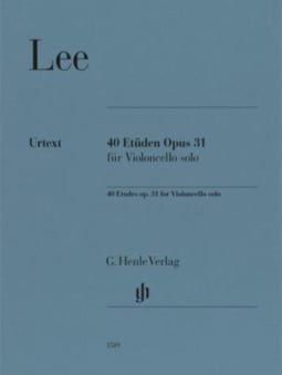 Lee: 40 Etudes, Op. 31 (Cello Solo)