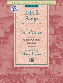10 Folk Songs for Solo Voice c\w CD (Medium Low)