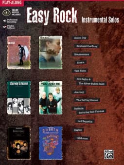 Easy Rock Instrumental Solos c\w CD: Violin & Piano Acc.