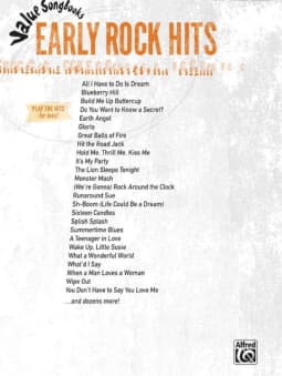 Value Songbooks: Early Rock Hits